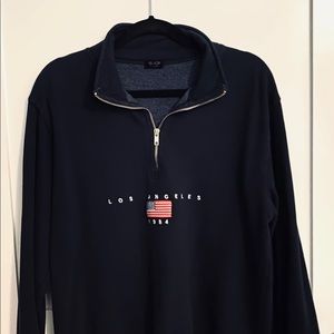 navy quarter zip